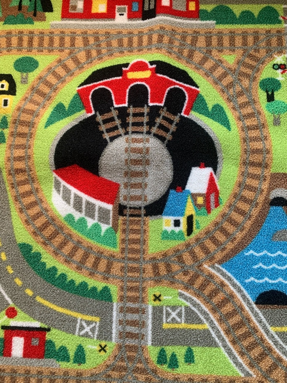 Melissa And Doug Round the Rails Train Rug - Picture 3 of 7
